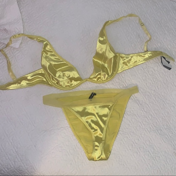 Urban Outfitters Other - Metallic Yellow Bikini